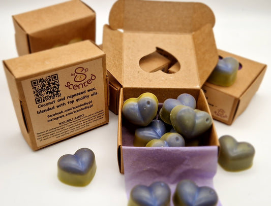 Wax melts heart box